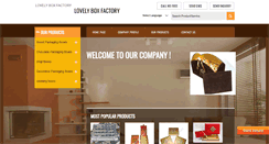 Desktop Screenshot of lovelyboxfactory.com